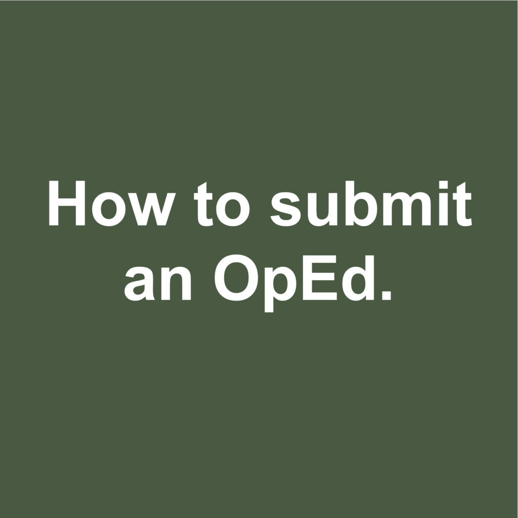 how to submit an oped