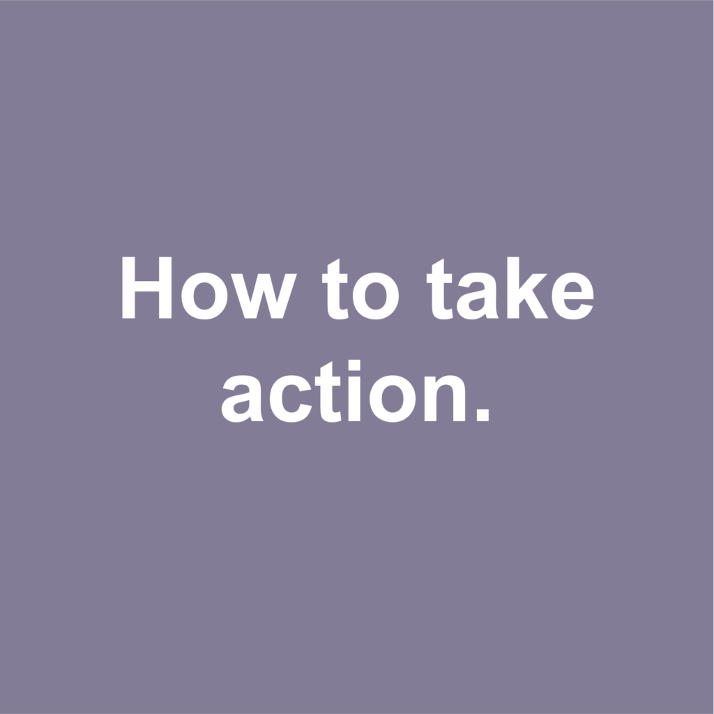 how to take action